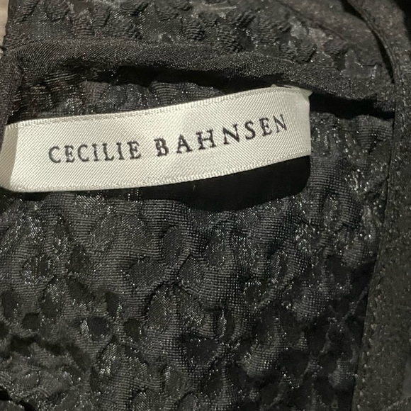Cecile Bahnsen Dress in textured black size US 6 - Picture 10 of 11